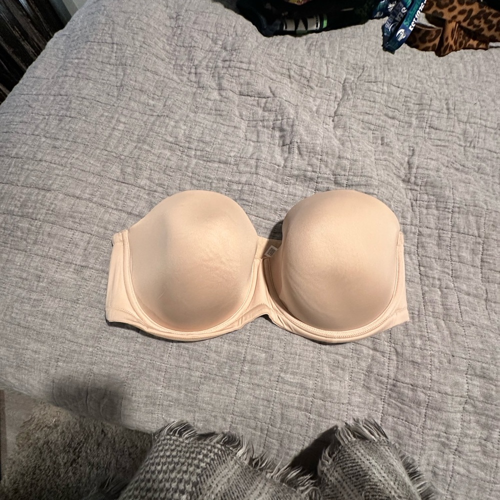 Strapless Cream Bra